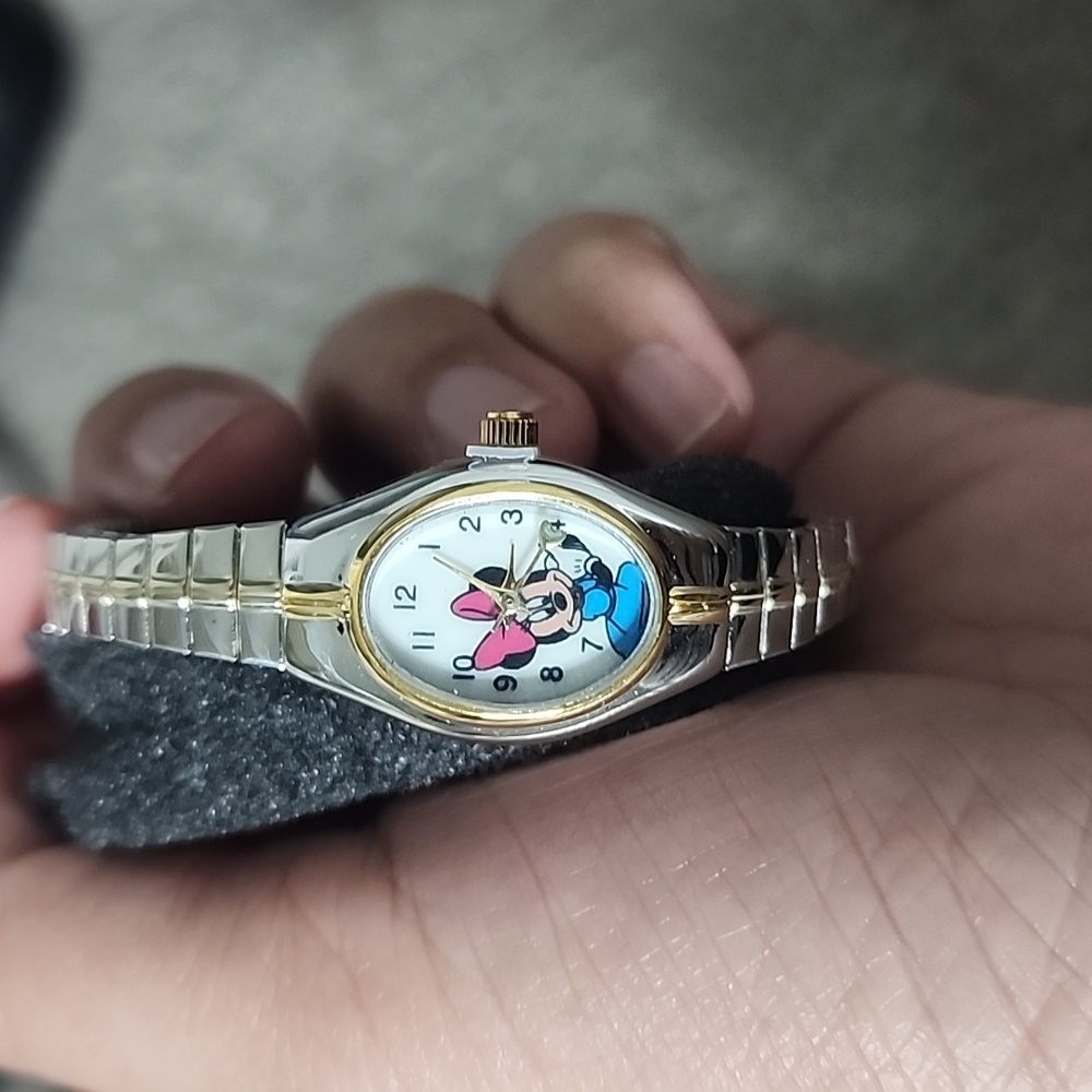 BNWT MZ Berger Minnie Mouse Two Tone Womens Watch